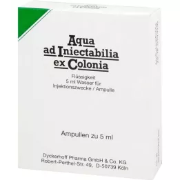 AQUA AD iniectabilia ex Colonia ampolas, 5X5 ml