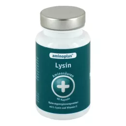 AMINOPLUS Cápsulas de lisina mais vitamina C, 60 unidades