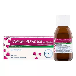 CETIRIZIN HEXAL Suco para alergias, 75 ml