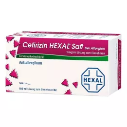 CETIRIZIN HEXAL suco para alergias, 150 ml