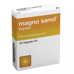 MAGNO SANOL cápsulas, 20 unidades