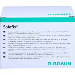 SOLOFIX Lancetas de sangue, 500 peças