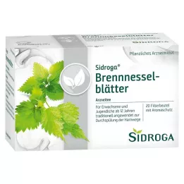 SIDROGA Sacos de filtro para chá de folhas de urtiga, 20X1,5 g