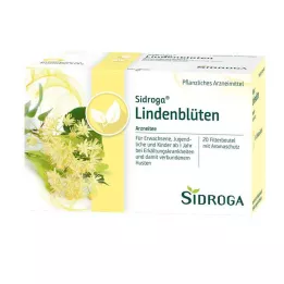 SIDROGA Sacos de filtro para chá de flor de tília, 20X1,8 g