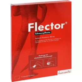 FLECTOR Pensos para dor + meias arrastão elásticas, 10 unid