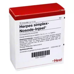 HERPES SIMPLEX Ampolas Nosode Injeel, 10 unid
