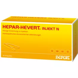 HEPAR HEVERT injetar ampolas N, 50 unid