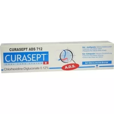 CURASEPT Pasta de dente 0,12% CHX, 75 ml
