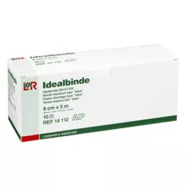 IDEALBINDE Lohmann 8 cmx5 m com alça, 10 unid