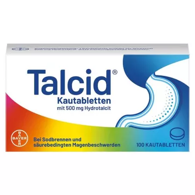 TALCID Comprimidos mastigáveis, 100 unidades TALCID Comprimidos mastigáveis, 100 unidades