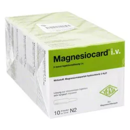 MAGNESIOCARD i.v. Solução injetável, 50X10 ml