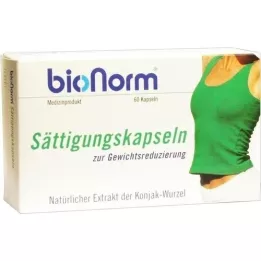 BIONORM Cápsulas de saturação Konjac, 60 peças
