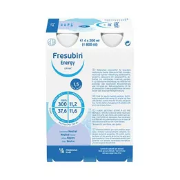 FRESUBIN ENERGY DRINK Garrafa para beber neutra, 4X200 ml