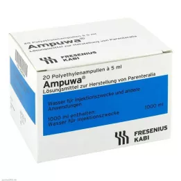 AMPUWA Amplificador de plástico. Solução para injeção/infusão, 20X5 ml