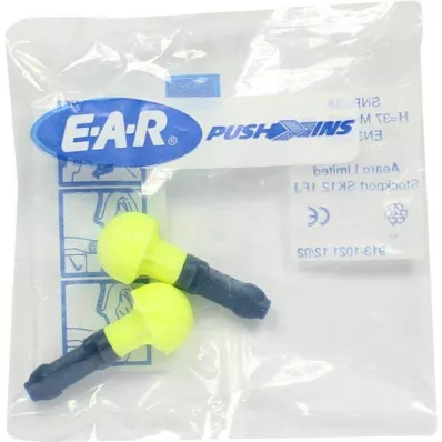 EAR Tampões auditivos Push Ins, 2 unidades EAR Tampões auditivos Push Ins, 2 unidades