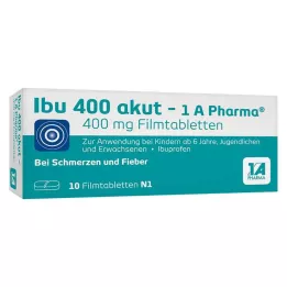 IBU 400 comprimidos revestidos por película de akut-1A Pharma, 10 unidades
