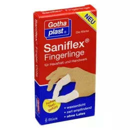 SANIFLEX Protetores de dedos, 6 peças