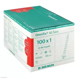 OMNIFIX Insulinas Solopr.1 ml U40, 100X1 ml