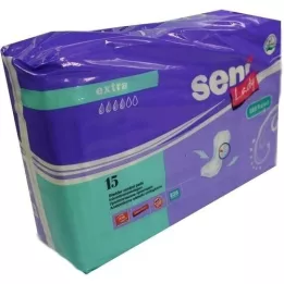 SENI Almofada para incontinência feminina extra, 15 peças
