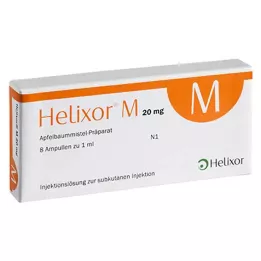 HELIXOR Ampolas M 20 mg, 8 unidades