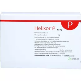 HELIXOR Ampolas P 20 mg, 50 unidades