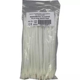 WATTESTÄBCHEN Cabeça pequena de plástico 15 cm, 100 unidades