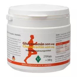 GLUCOSAMIN Cápsulas de 500 mg + Condroitina 400 mg, 270 unidades
