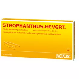 STROPHANTHUS HEVERT Ampolas, 10 unidades