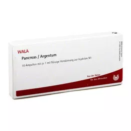 PANCREAS/ARGENTUM Ampolas, 10X1 ml