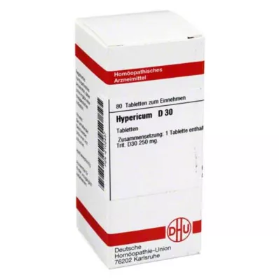 HYPERICUM D 30 comprimidos, 80 unidades HYPERICUM D 30 comprimidos, 80 unidades