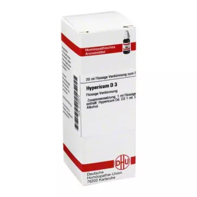 HYPERICUM D 3 Diluição, 20 ml