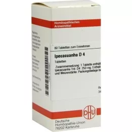 IPECACUANHA D 4 comprimidos, 80 unidades