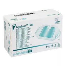 TEGADERM Filme 3M I.V. 6x7 cm 1623W, 100 unidades
