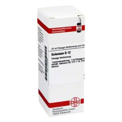 SELENIUM D 12 Diluição, 20 ml SELENIUM D 12 Diluição, 20 ml