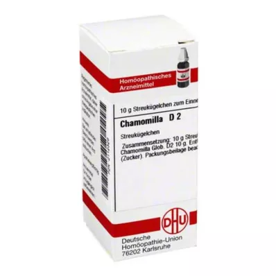 CHAMOMILLA D 2 Glóbulos, 10 g CHAMOMILLA D 2 Glóbulos, 10 g