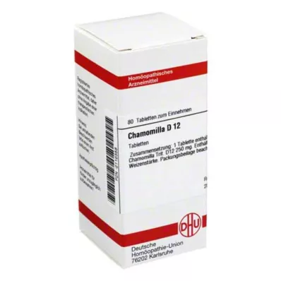 CHAMOMILLA D 12 comprimidos, 80 unidades