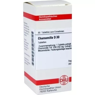 CHAMOMILLA D 30 comprimidos, 80 unidades CHAMOMILLA D 30 comprimidos, 80 unidades