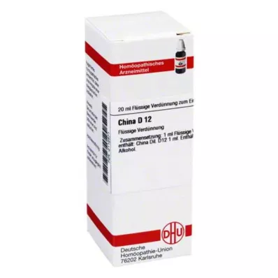 CHINA D 12 Diluição, 20 ml