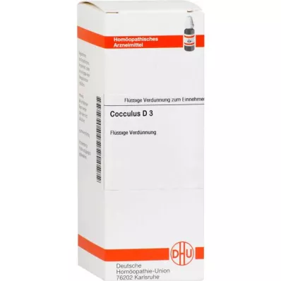 COCCULUS D 3 Diluição, 20 ml COCCULUS D 3 Diluição, 20 ml