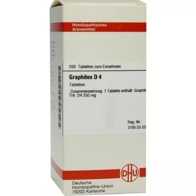 GRAPHITES D 4 comprimidos, 200 unidades