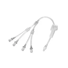 LS 4 conectores Luer, 1 peça