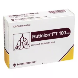 RUTINION FT Comprimidos de 100 mg, 100 unidades