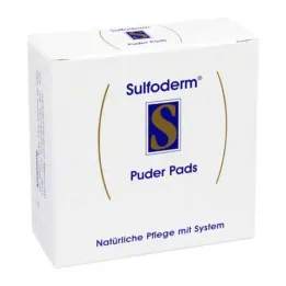 Almofadas de pó Sulfoderm S, 3 unidades