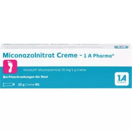 MICONAZOLNITRAT Creme-1A Pharma, 25 g
