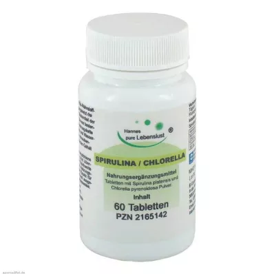 comprimidosSPIRULINA+CHLORELLA , 60 unidades comprimidosSPIRULINA+CHLORELLA , 60 unidades