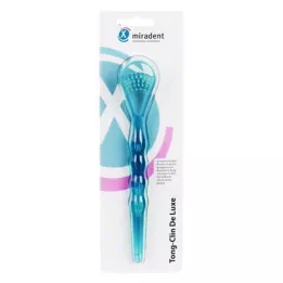 MIRADENT Limpador de língua Tong-Clin de L. azul trans., 1 peça