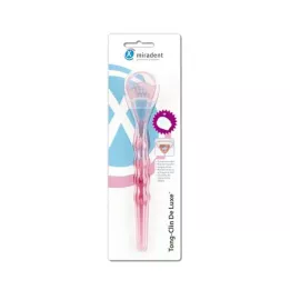 MIRADENT Limpador de língua Tong-Clin de L.pink trans., 1 pc
