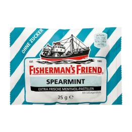 Pastilhas sem açúcar Fishermans Friend Hortelã, 25 g