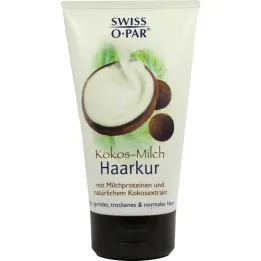 Tratamento capilar com leite de coco Swiss O Par, 150 ml