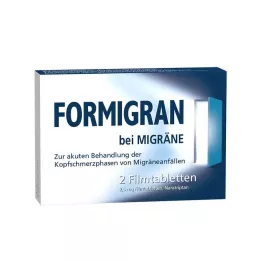FORMIGRAN Comprimidos revestidos por película, 2 unidades